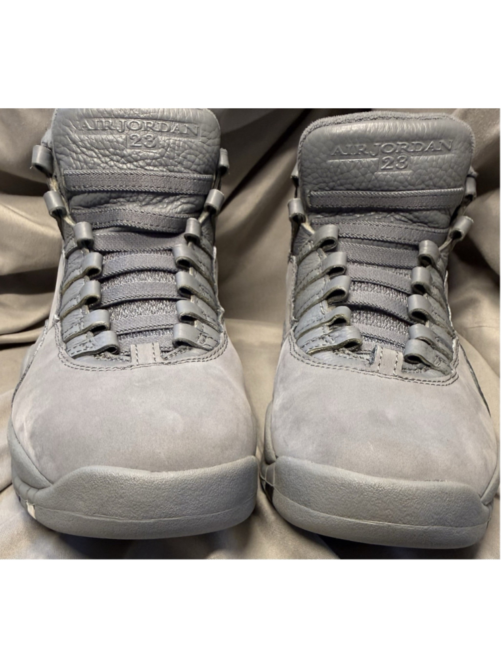 Air Jordan 10 Cool Grey Retro Sneakers 2017 310805-022 Mens Size 9 - Picture 6 of 10